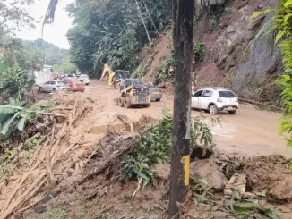 Delizamiento vía Urabá