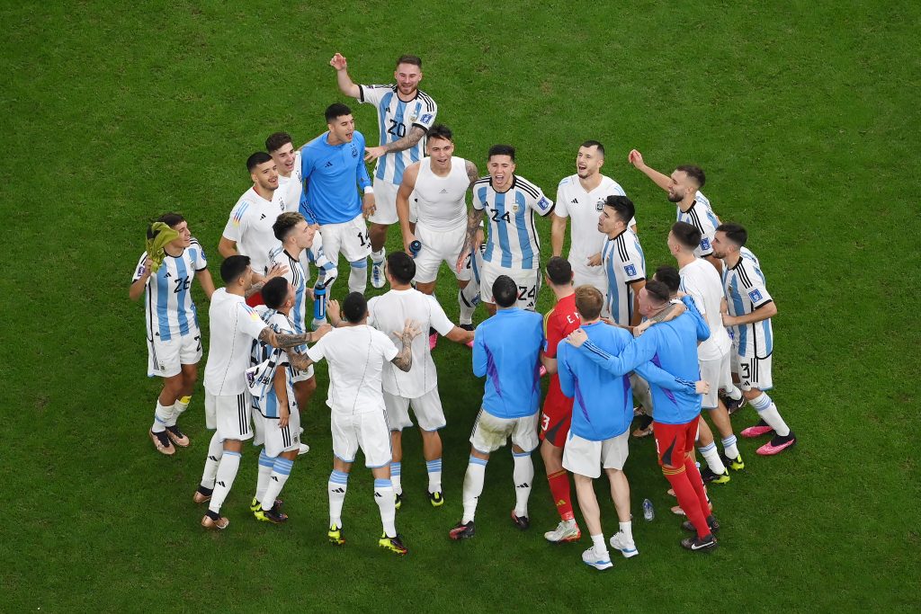 Emocionante paso de Argentina a la semifinal. /FOTO: TOMADA DE TWITTER @Argentina. 