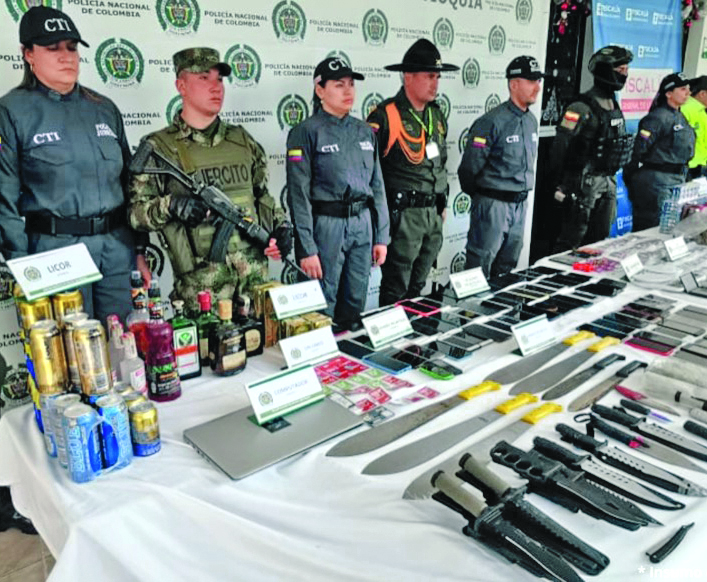 Incautación centro de detención en Rionegro / FOTO: CORTESÍA
