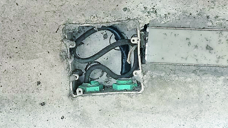  caja de conexión o empalme de energía
