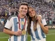 Julián Álvarez y su novia Emilia