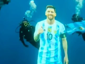 Lionel Messi en el Océano Índico