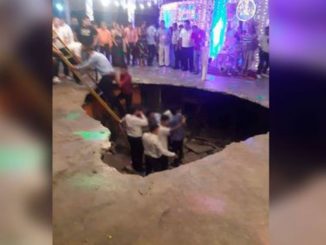 Colapsó de piso en Perú