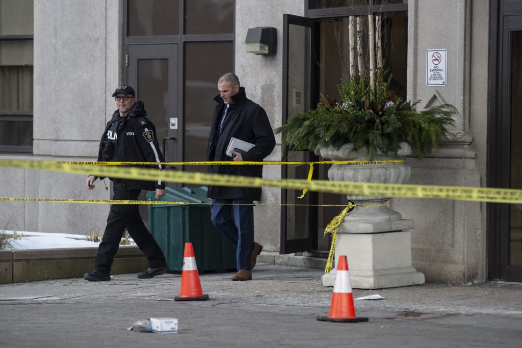 Tiroteo en edificio de Vaughan, Canadá. / FOTO: EFE.