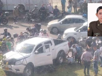 accidente en la Paralela