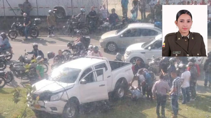 accidente en la Paralela