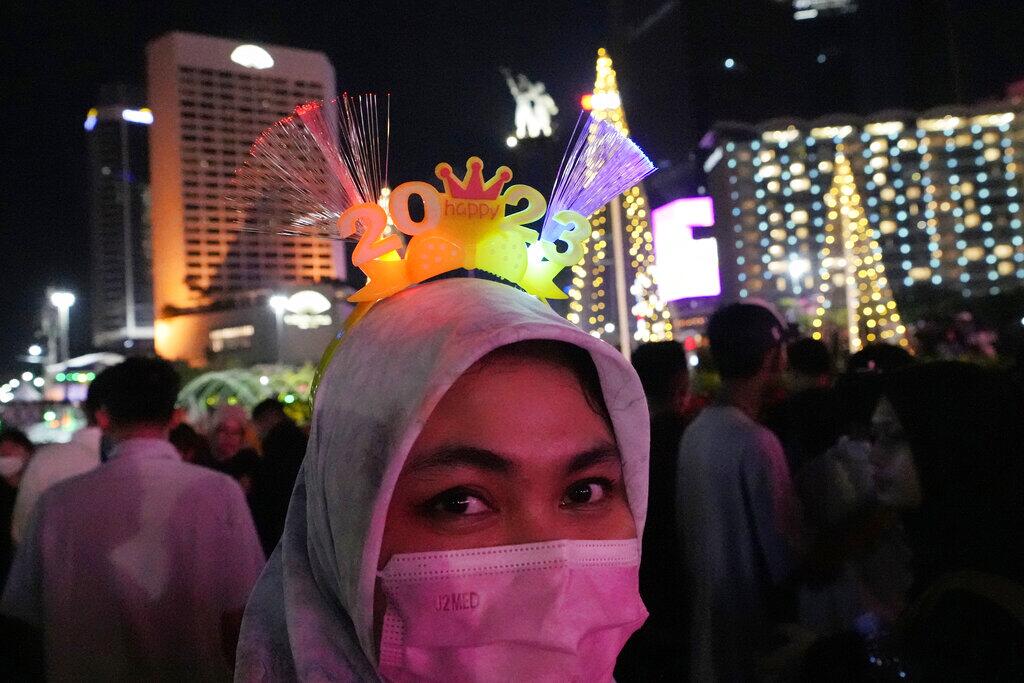 Así reciben el 2023 en Indonesia.