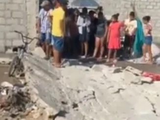 Un muro le cayó encima a dos niños en Tasajera y murieron