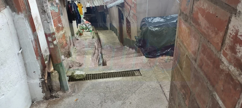 En este lugar del barrio Enciso fue atacada la mujer.