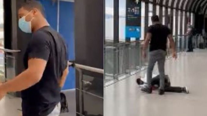 Agresión en aeropuerto de Rionegro