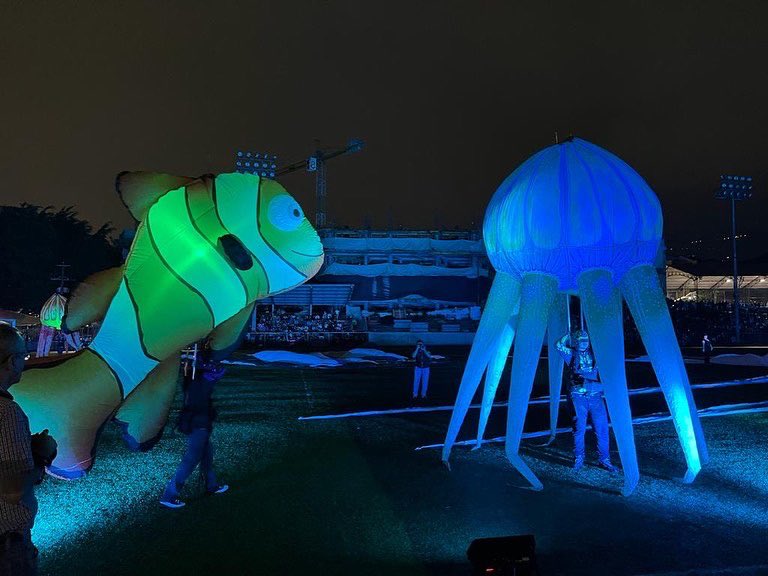 Las figuras en forma de animales predominaron en el Festival del Globo Lunar en Envigado. /FOTOS: ALCALDÍA DE ENVIGADO. 