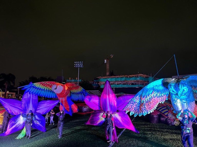 Las figuras en forma de animales predominaron en el Festival del Globo Lunar en Envigado. /FOTOS: ALCALDÍA DE ENVIGADO. 