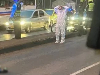 Motociclista, accidente, arrollado, bus, moto, tránsito, Autopista Norte, Q’Hubo Medellín