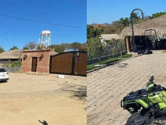 Así quedó la propiedad del narcotraficante Ovidio Guzmán, hijo del Chapo.