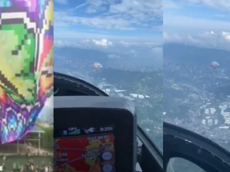 Globo, helicóptero, Caldas, vuelo, accidente, peligro, video, Q’Hubo Medellín