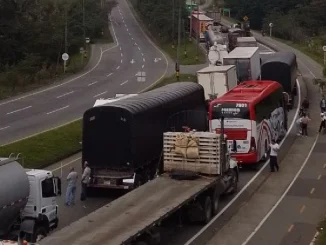 Desde esta mañana se levantó el bloqueo en el Peaje El Trapiche.