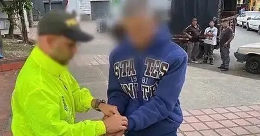 Captura de presunto abusador de Aguas Frías. / / FOTO: SECRETARÍA SE SEGURIDAD Y CONVIVENCIA. 