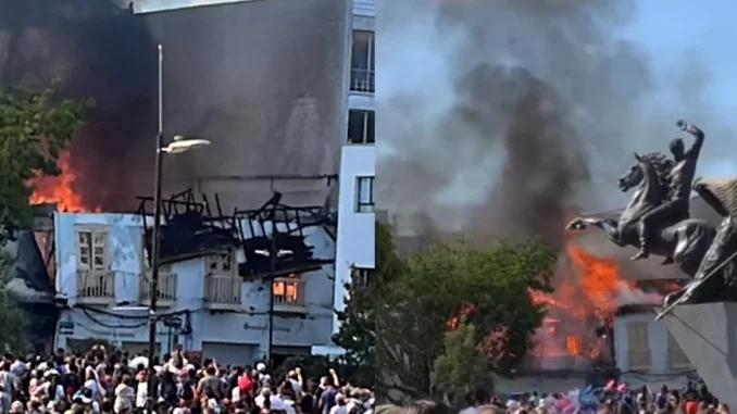 El incendio en Rionegro se inició en una reconocida pizzería.