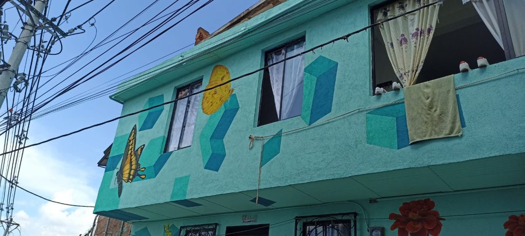 Grafitis Manrique. / FOTO: ALEJANDRA MORALES