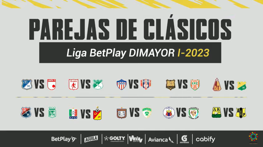 Jornada de clásicos liga betplay