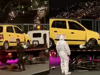 El accidente de tránsito ocurrió la noche de este domingo.