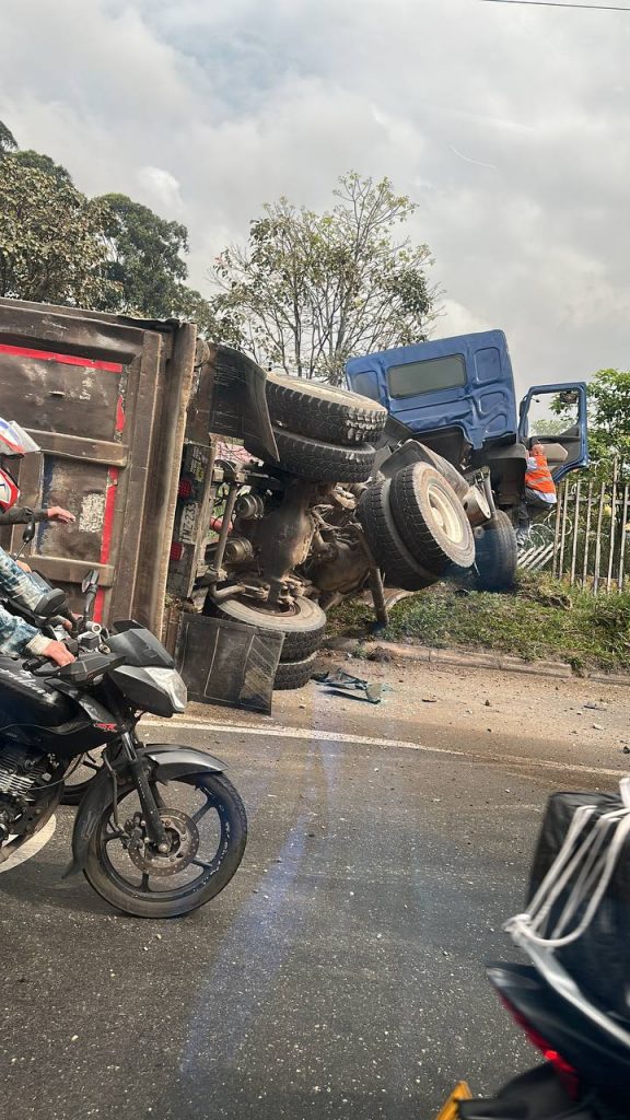 Este fue otro de los accidentes de tránsito o ocurrieron hoy.