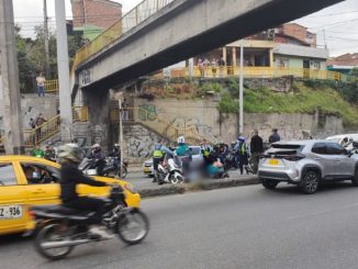 Un carril de la autopista Norte estuvo cerrada.