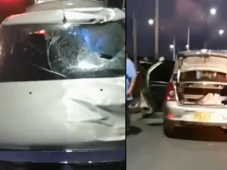 Bebé y abuelo murieron en accidente de tránsito.