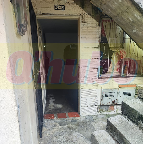 En esta residencia fue hallada la moto hurtada en Bello.