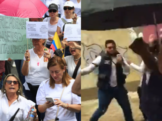 La marcha fueron opacadas por hechos de violencia contra periodistas, ciudadanos y funcionarios de la Alcaldía.