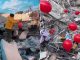 Globos homenaje para niños en Turquía