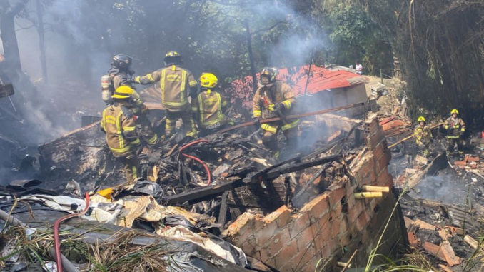Incendio barrio Moscú