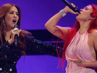 Karol G y Myriam Hernández