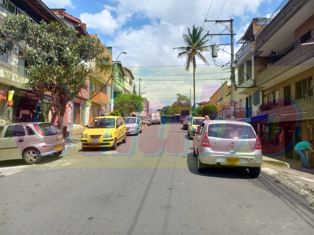 En esta calle mataron a los 2 hombres.