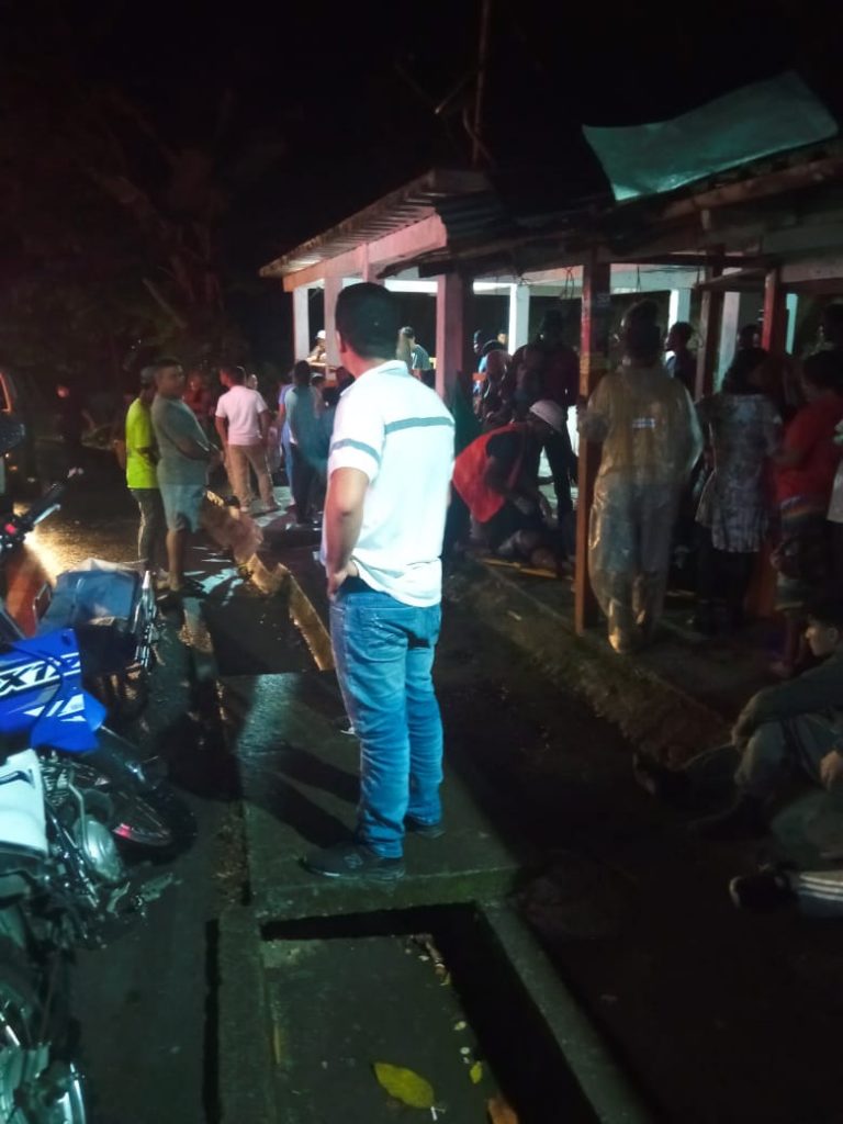 La mayoría de migrantes fueron llevados al hospital de Dabeiba.