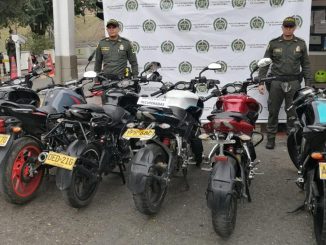 Las motos se encontraban en una casa.