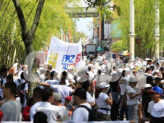 Movilización en Medellín por la paz