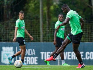 Entrenamiento de Nacional.