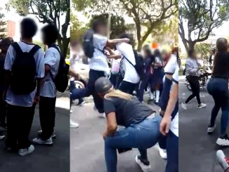 La pelea ocurrió a las afueras de un colegio en Envigado.
