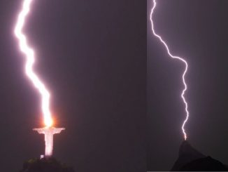 Rayo, fotografía, viral, mundo, Brasil, Cristo Redentor, Q’Hubo Medellín