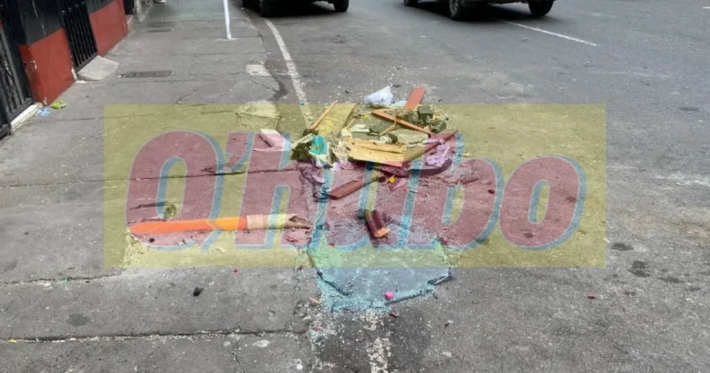 Carro atacado por indígenas en El Palo con El Huevo
