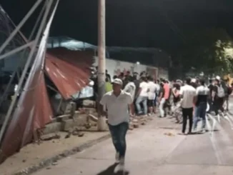 Familia paisa afectada por caída de muro en Santa Marta