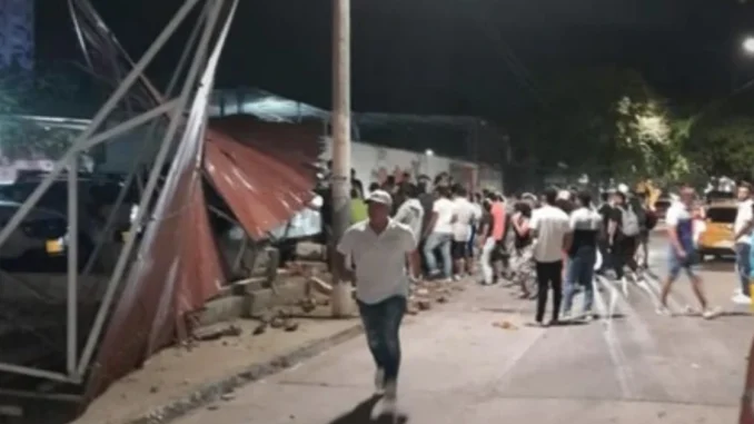 Familia paisa afectada por caída de muro en Santa Marta