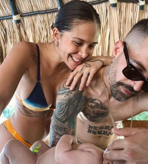 Mike Bahía, Greeucy y su hijo Kai