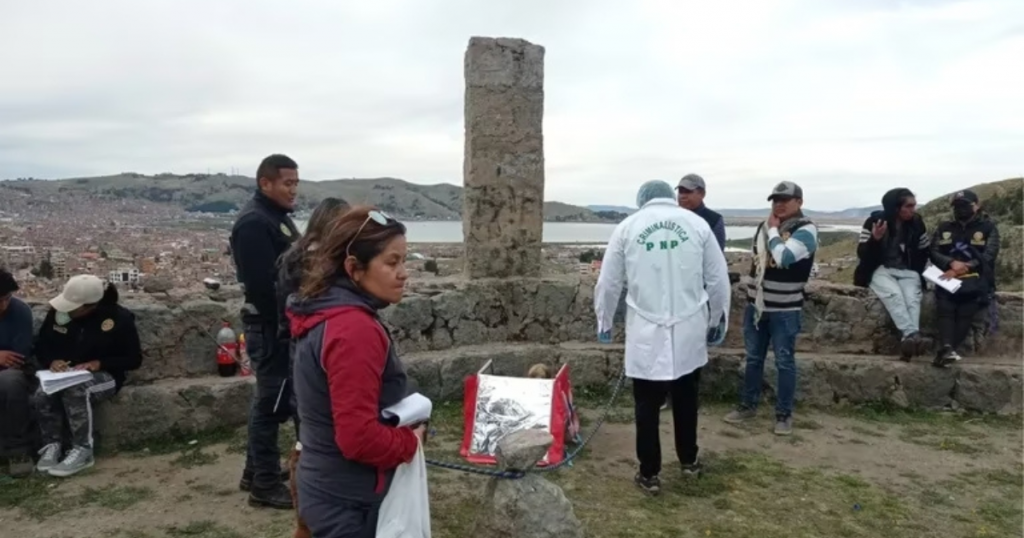 El hallazgo de la momia fue hecho en un mirador de la ciudad de Puno, en Perú.