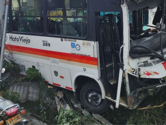 Accidente en barrio París de Bello