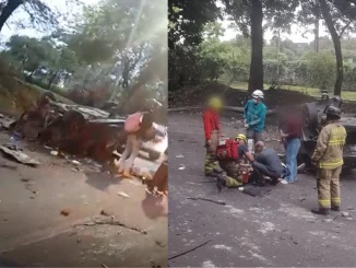 El accidente en la avenida Regional dejó 3 personas heridas.