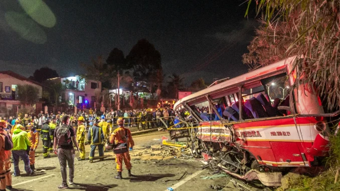 Accidente en la Medellín-Bogotá