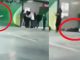 El joven fue agredido por la espalda.