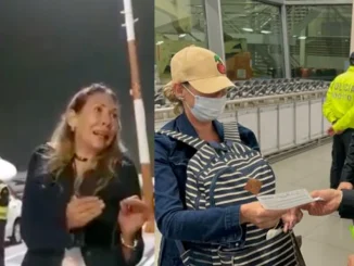 La mujer tendrá que pagar una multa económica por irrespetar a la autoridad.